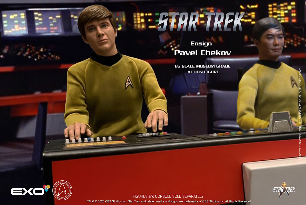 Star Trek Ensign Pavel Chekov Sixth Scale Figure - Prototype Shown View 6
