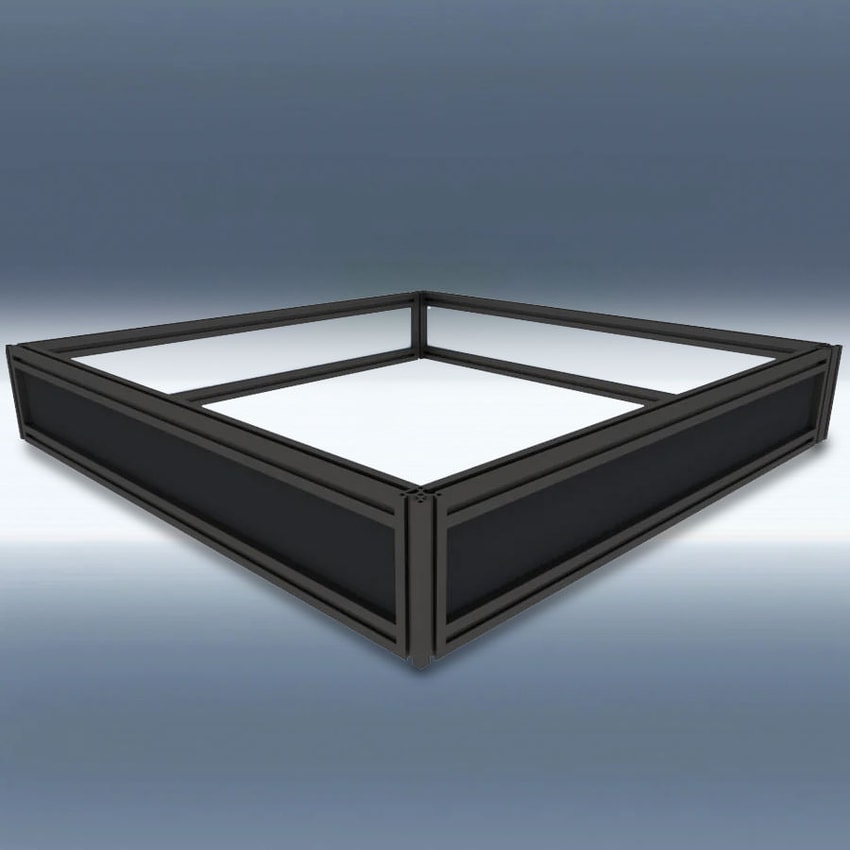 Moduspace DF60 Riser Display Case - Prototype Shown View 1