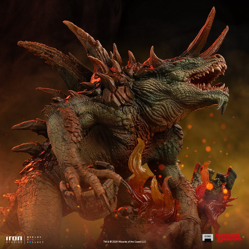 Dungeons & Dragons Tarrasque Statues - Prototype Shown View 1