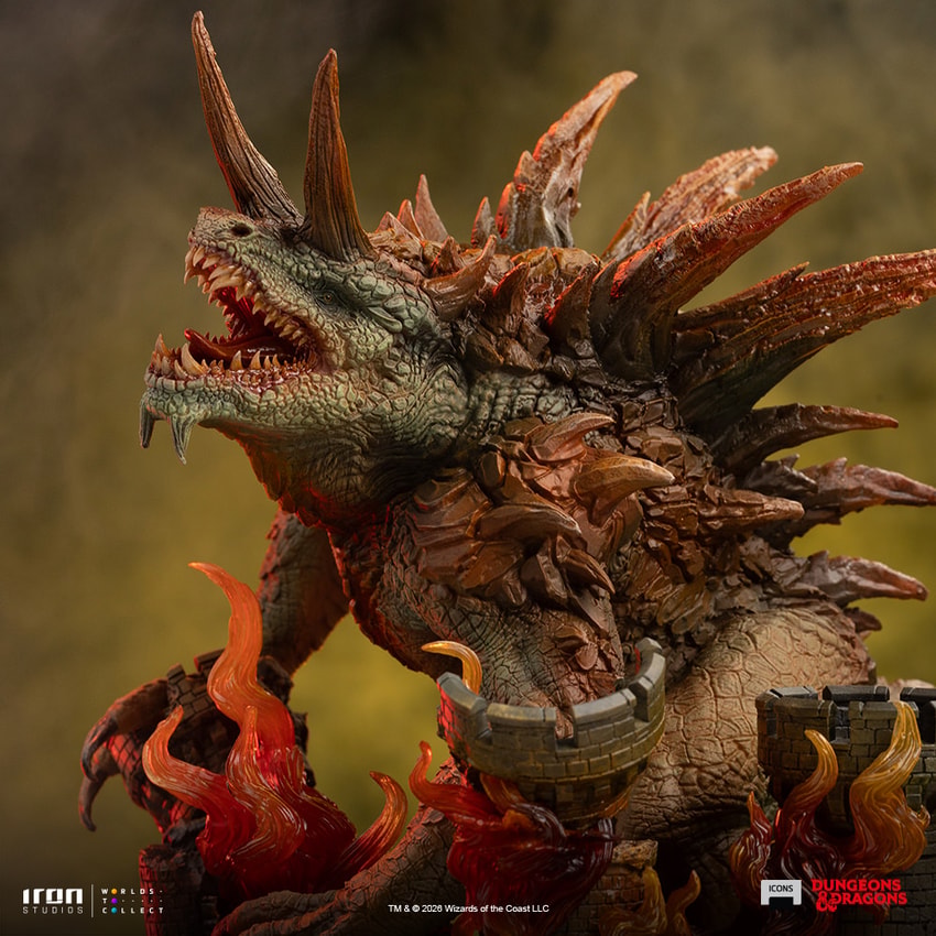 Dungeons & Dragons Tarrasque Statues - Prototype Shown View 3