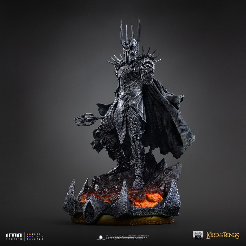 The Lord of the Rings Sauron Unleashed 1:10 Scale Statue - Prototype Shown View 5