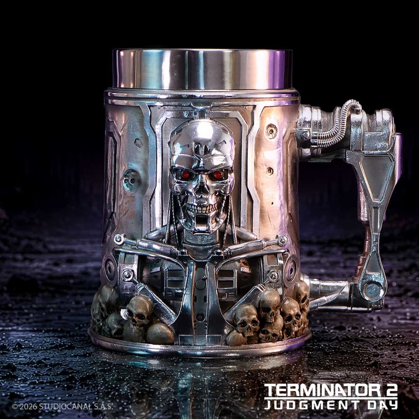 Terminator T-800 Tankard Collectible Drinkware - Prototype Shown View 1