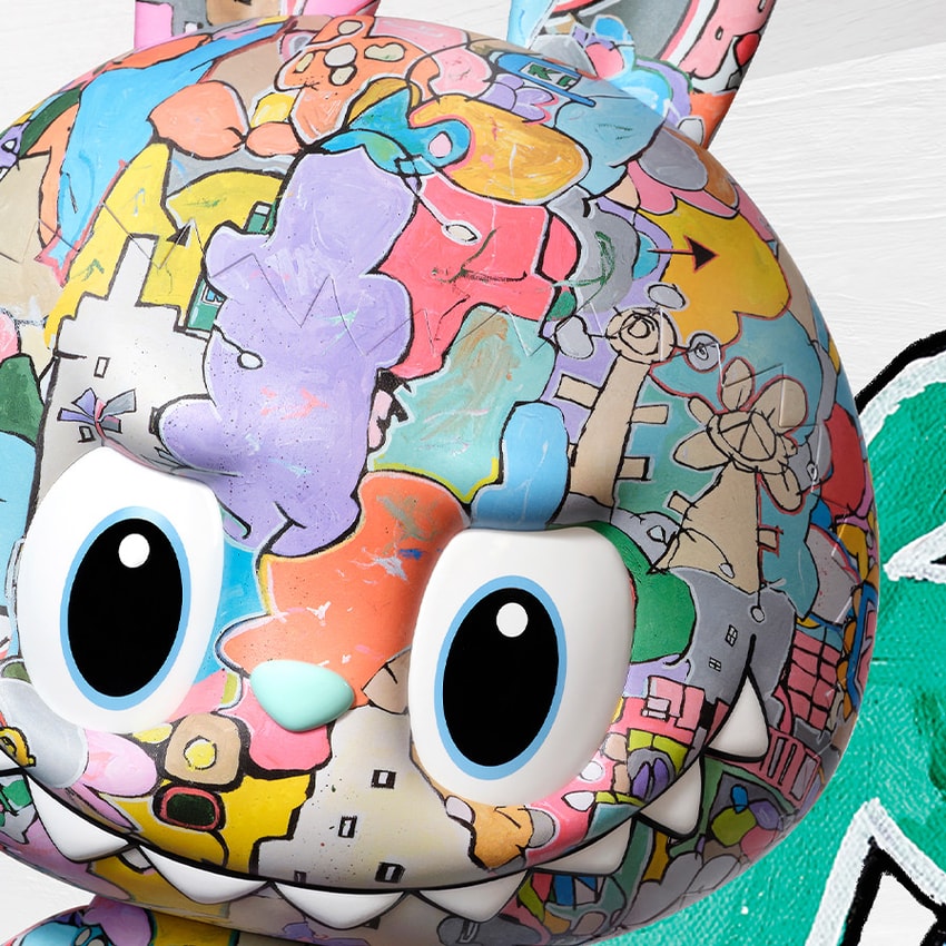 The Monsters MEGA LABUBU 400% Tenth Anniversary Collectible Figure - Prototype Shown View 6