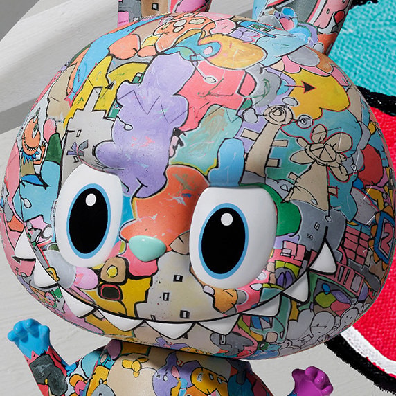 The Monsters MEGA LABUBU 1000% Tenth Anniversary Collectible Figure - Prototype Shown View 6