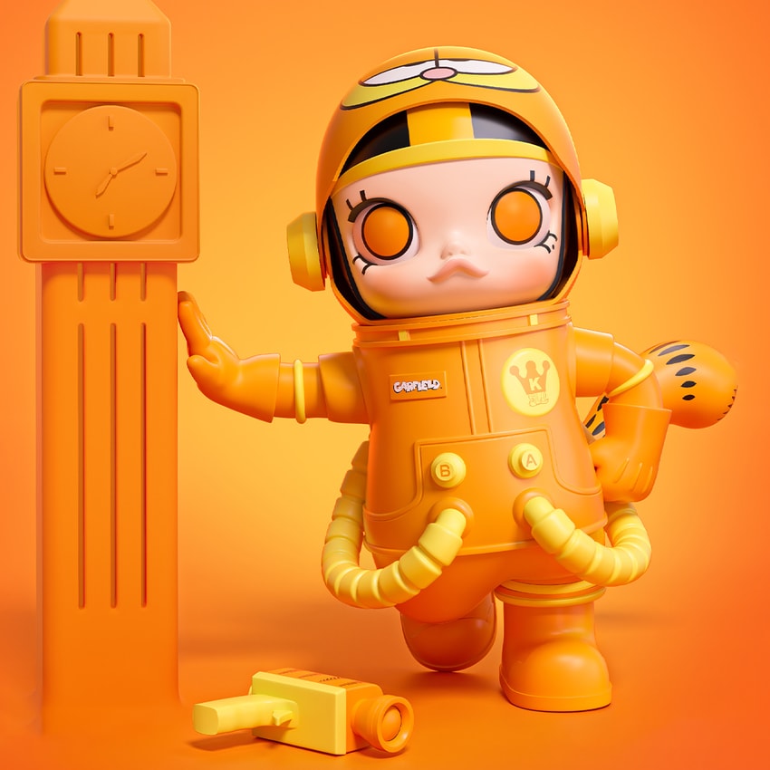 Molly x Garfield MEGA SPACE MOLLY 400% Garfield Blind Box Blind Box Set - Prototype Shown View 1