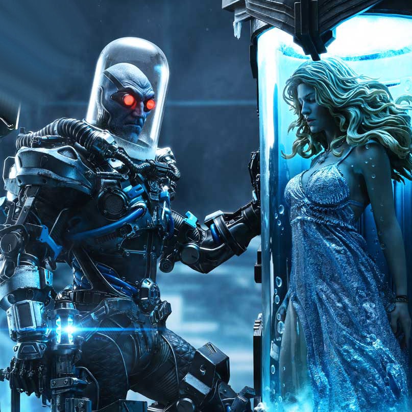DC Comics Mr. Freeze: Heart of Ice (Deluxe Bonus Version) 1:3 Scale Statue - Prototype Shown View 3