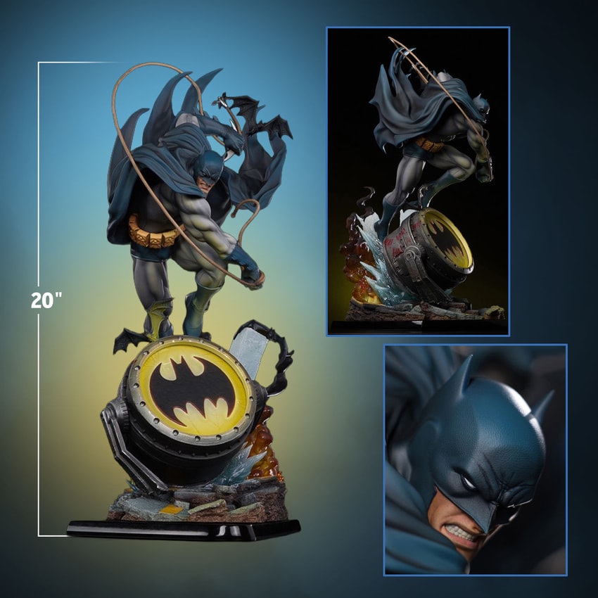 DC Comics Batman IKIGAI Statues - Prototype Shown View 2