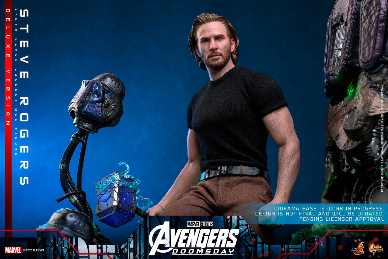 Marvel Steve Rogers (Deluxe Version) (Special Edition) Sixth Scale Figure - Prototype Shown View 2