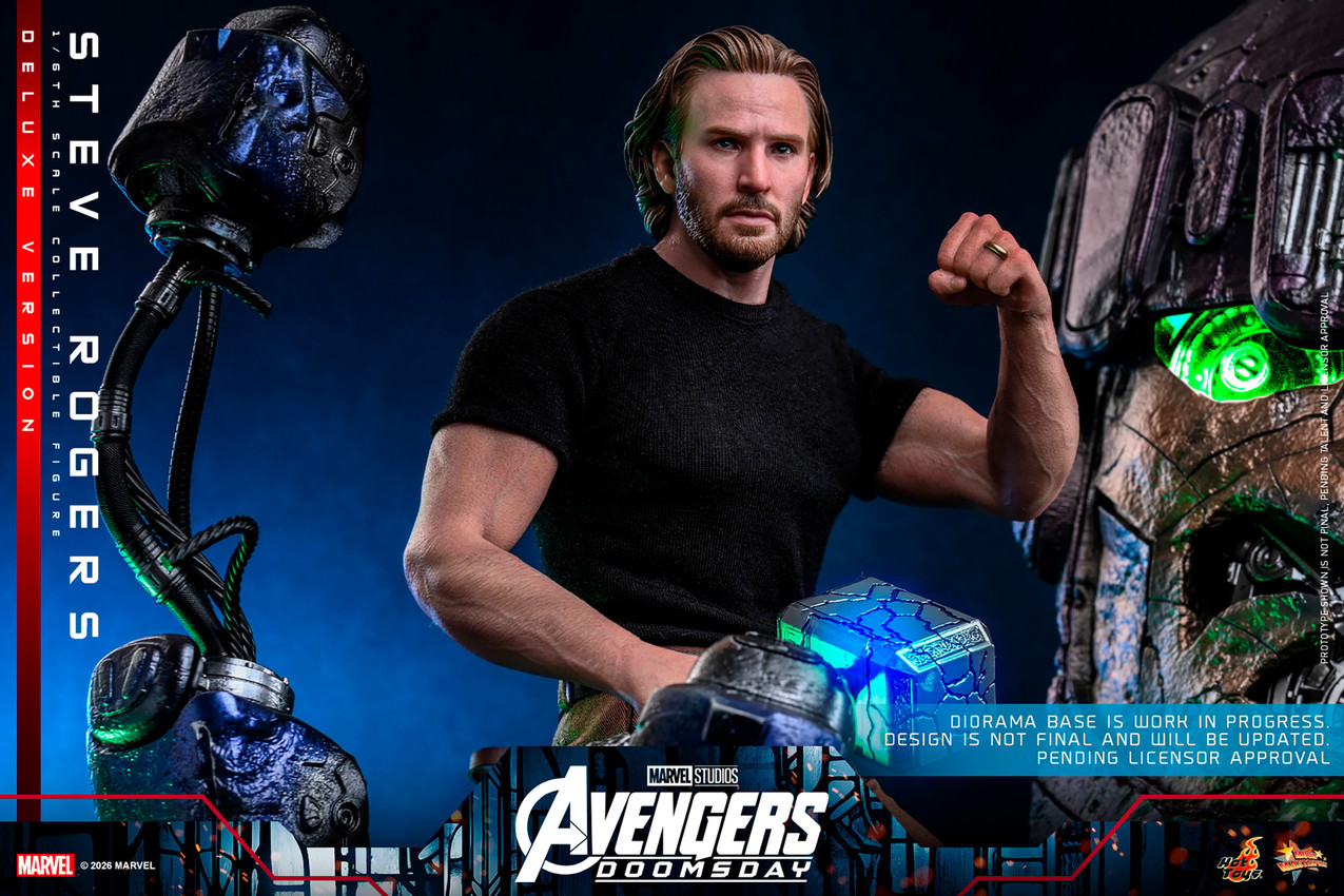 Marvel Steve Rogers (Deluxe Version) (Special Edition) Sixth Scale Figure - Prototype Shown View 3