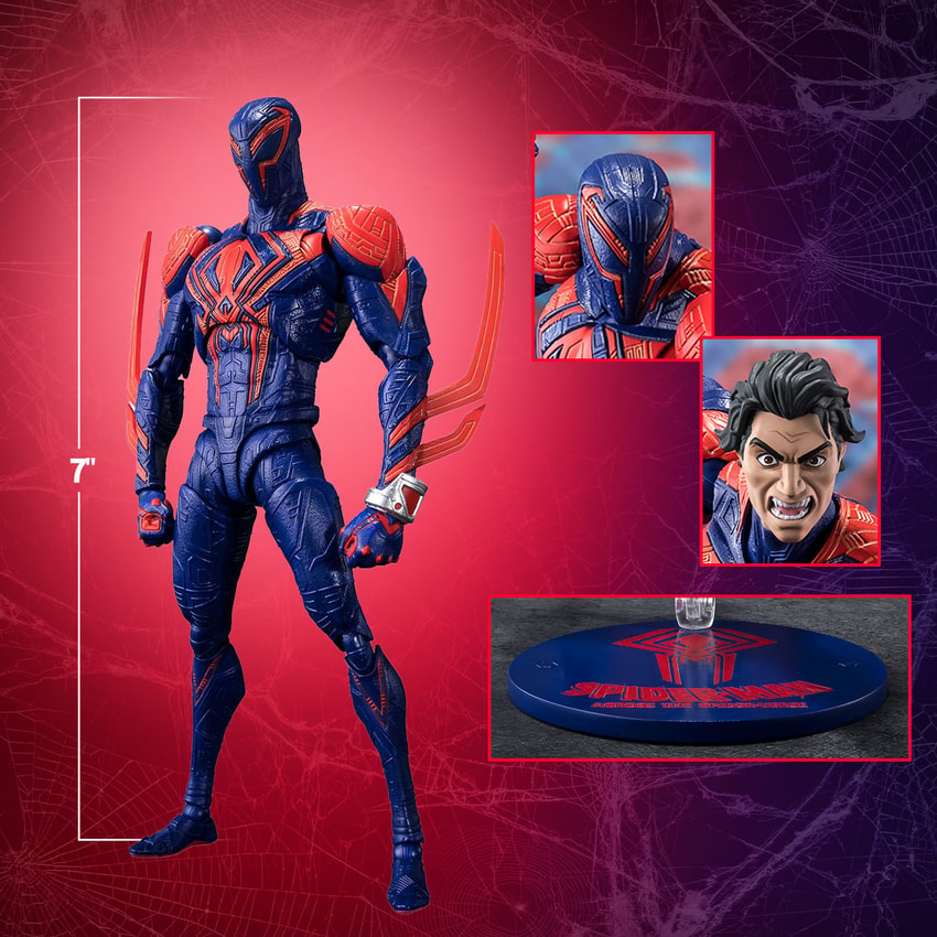 Marvel Spider-Man 2099 -928 Warden of the Multiverse- Action Figure - Prototype Shown View 2