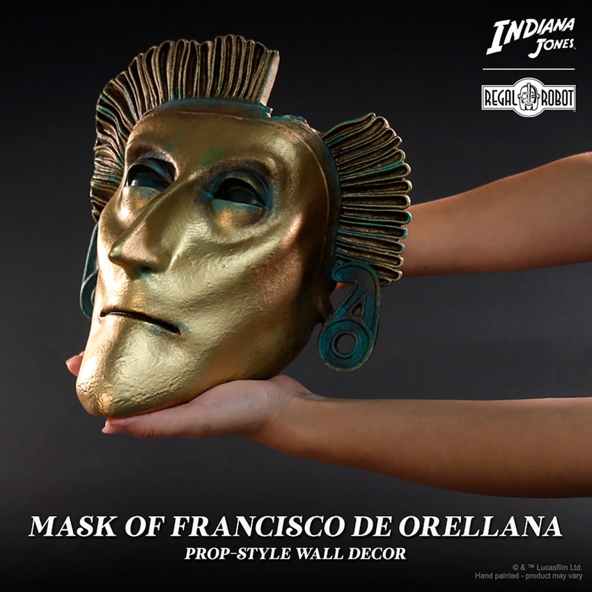 Indiana Jones Mask of Francisco de Orellana Wall Decor - Prototype Shown View 4