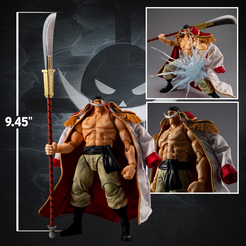 One Piece "Whitebeard" Edward Newgate Ver.1.5 Action Figure - Prototype Shown View 2