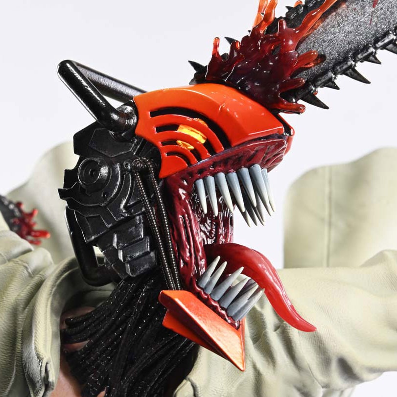 Chainsaw Man Chainsaw Man & Beam (Bonus Version) Statues - Prototype Shown View 6