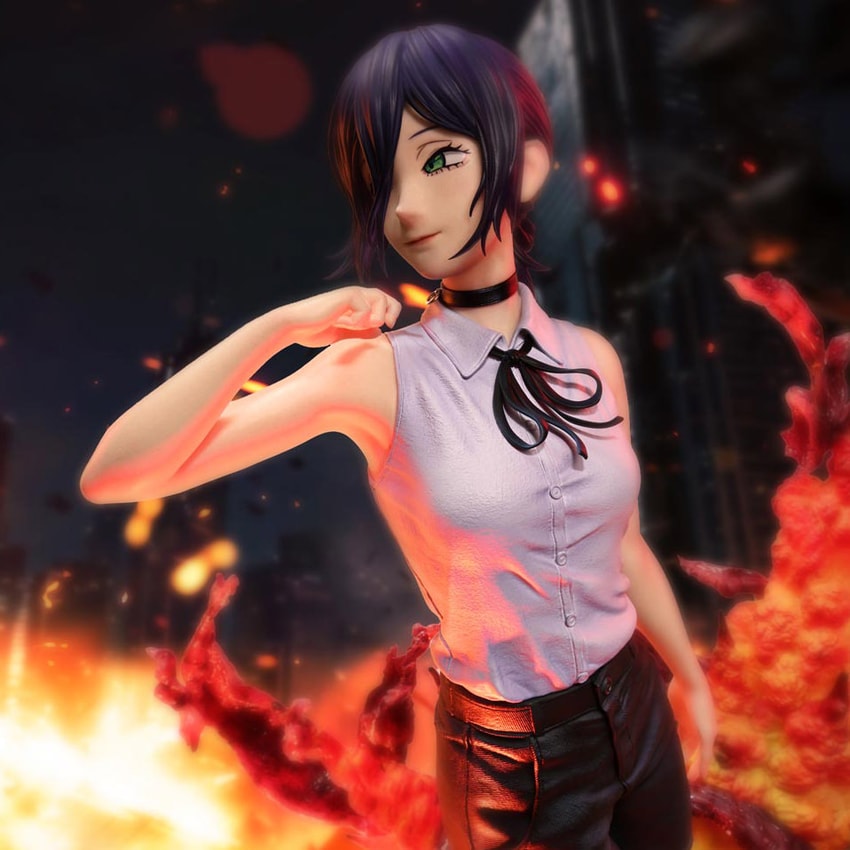 Chainsaw Man REZE/BOMB (Deluxe Bonus Version) Quarter Scale Statue - Prototype Shown View 1