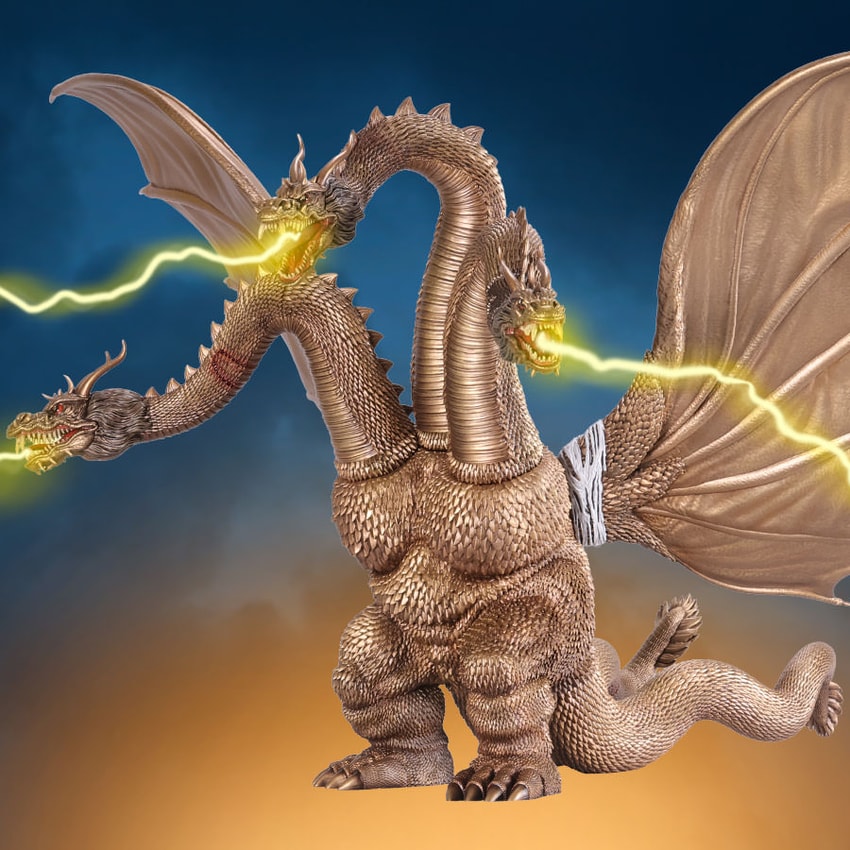 Godzilla King Ghidorah Vinyl Collectible - Prototype Shown View 1