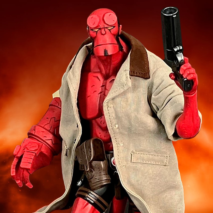 Hellboy Hellboy (Box Full of Evil) Bundle Pack Action Figure - Prototype Shown View 1