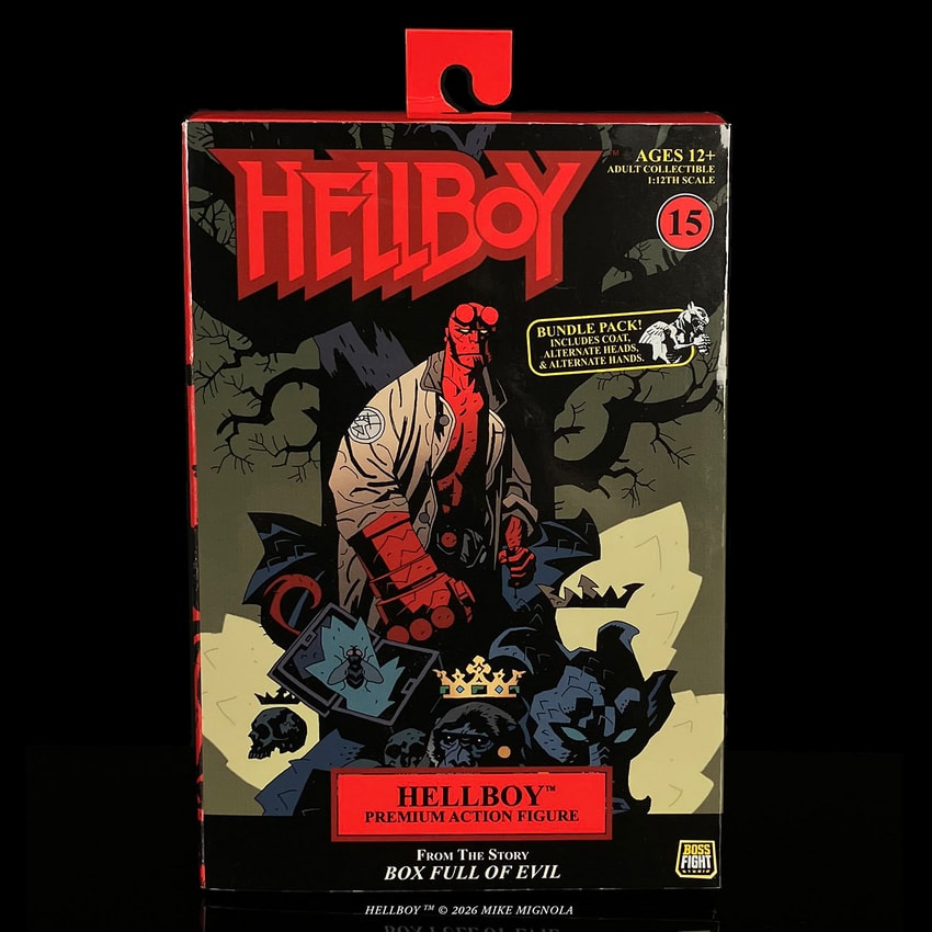 Hellboy Hellboy (Box Full of Evil) Bundle Pack Action Figure - Prototype Shown View 6