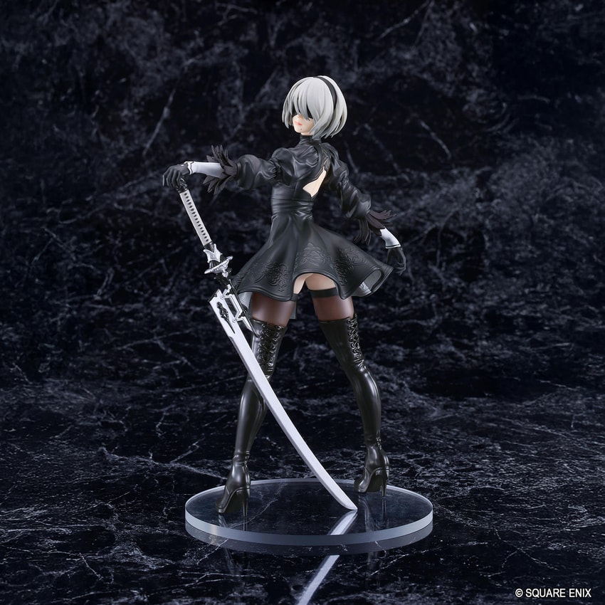 NieR: Automata 2B (YoRHa No.2 Type B) Collectible Figure - Prototype Shown View 4