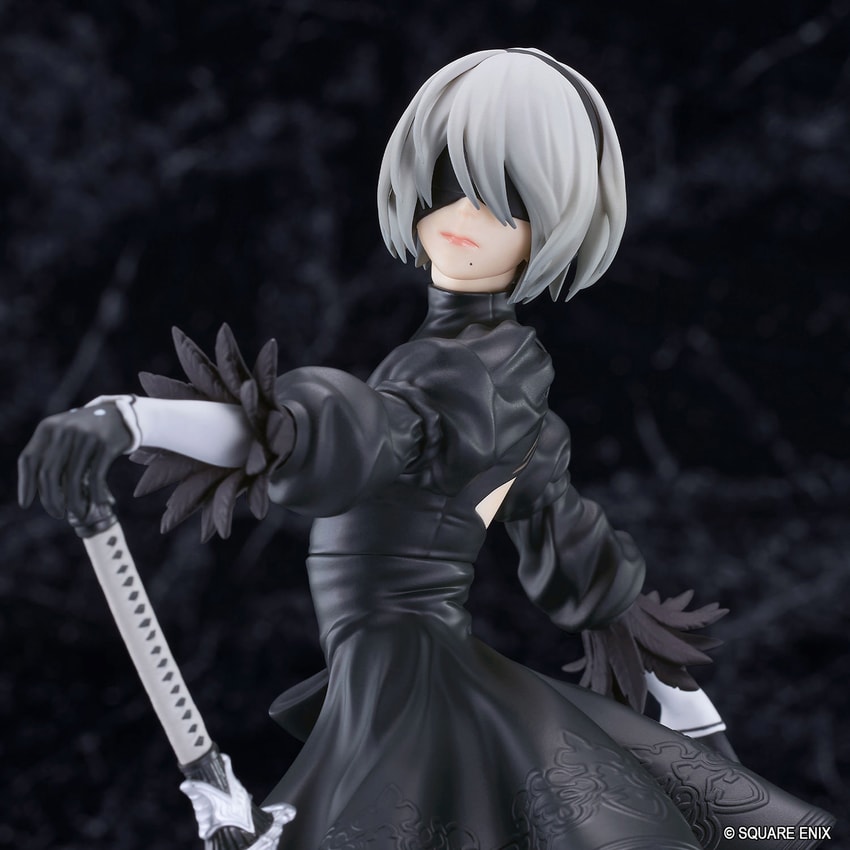 NieR: Automata 2B (YoRHa No.2 Type B) Collectible Figure - Prototype Shown View 5