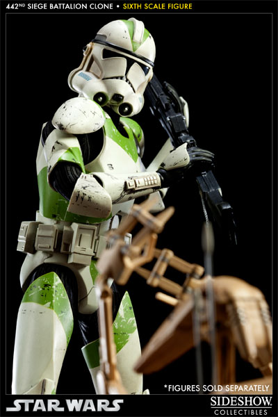 Star Wars 442nd Siege Battalion Clone Trooper Sixth Scale Figure  View 8