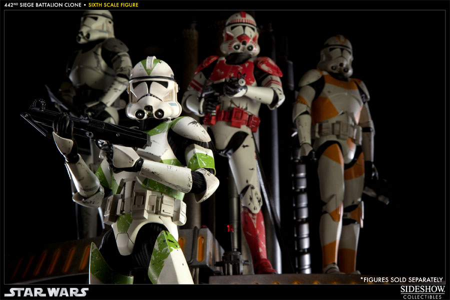 Star Wars 442nd Siege Battalion Clone Trooper Sixth Scale Figure  View 10