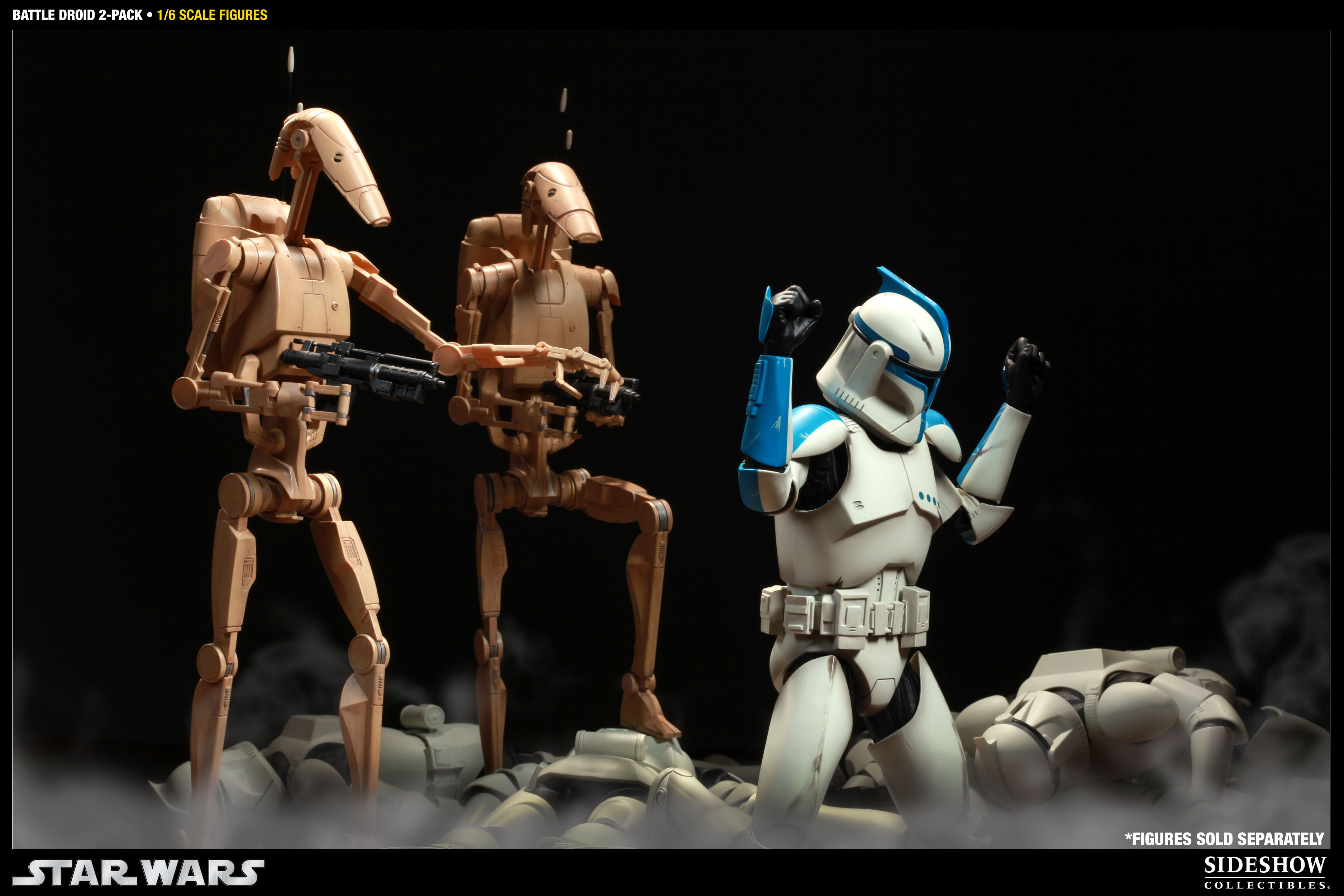 Star Wars Infantry Battle Droids Sixth Scale Figure  Collector Edition View 12