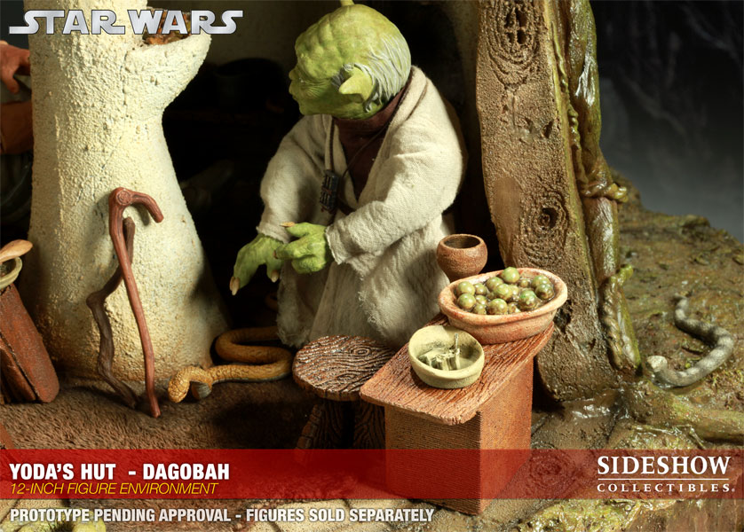 Star Wars Yodas Hut - Dagobah Sixth Scale Figure Accessory  View 4