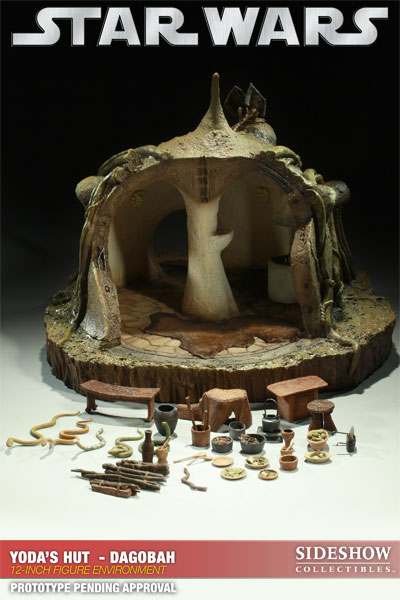 Star Wars Yodas Hut - Dagobah Sixth Scale Figure Accessory  View 22