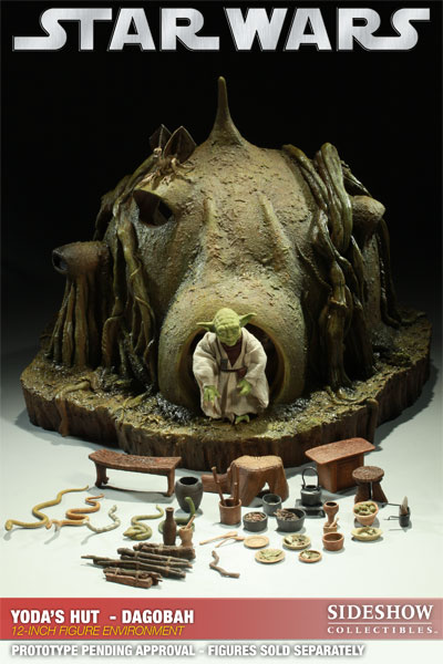 Star Wars Yodas Hut - Dagobah Sixth Scale Figure Accessory  View 24
