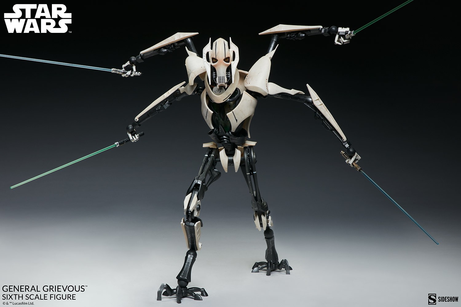 Star Wars General Grievous Sixth Scale Figure  View 10