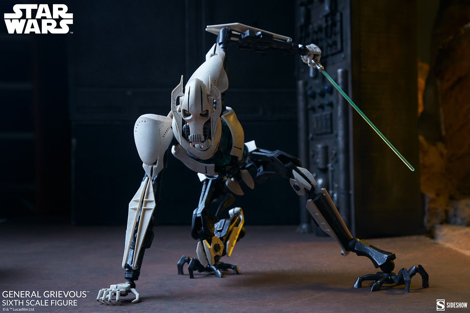 Star Wars General Grievous Sixth Scale Figure  View 4