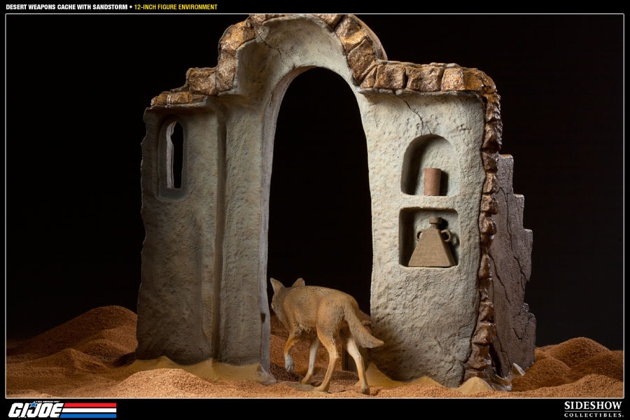 G.I. Joe Desert Weapons Cache with Sandstorm Sixth Scale Figure Accessory  View 2