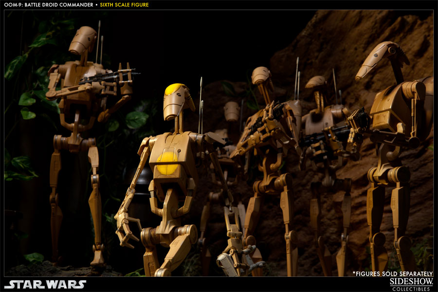 OOM-9 Battle Droid Commander by Sideshow Collectibles | Sideshow