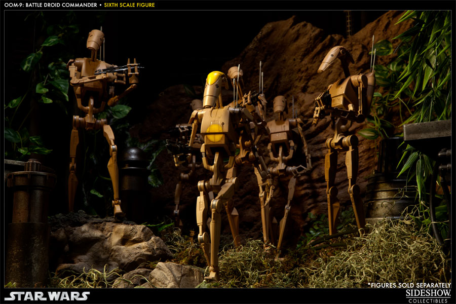 Star Wars OOM-9 Battle Droid Commander Sixth Scale Figure  View 10