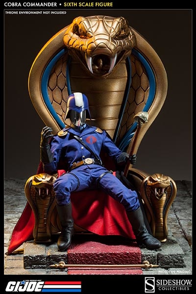 G.I. Joe Cobra Commander Sixth Scale Figure  Collector Edition (Prototype Shown) View 2