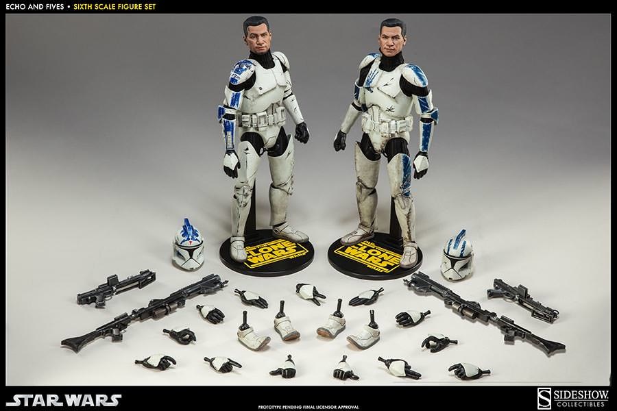 Clone Troopers: Echo and Fives