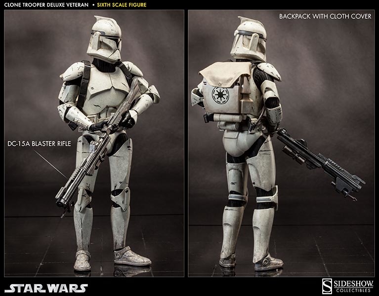 Star Wars Clone Trooper Deluxe: Veteran Sixth Scale Figure by 