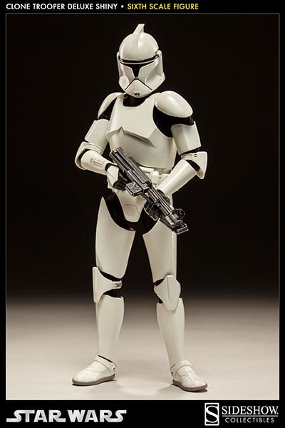 Star Wars Clone Trooper Deluxe: 'Shiny' Sixth Scale Figure by 