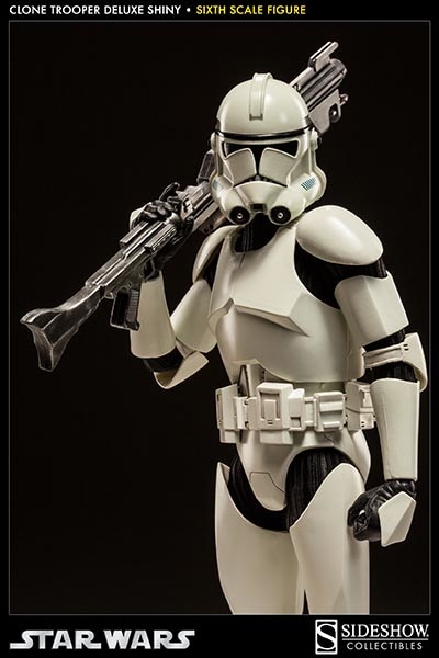 Star Wars Clone Trooper Deluxe: 'Shiny' Sixth Scale Figure  (Prototype Shown) View 7