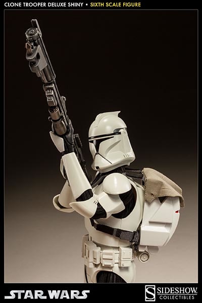 Star Wars Clone Trooper Deluxe: 'Shiny' Sixth Scale Figure  (Prototype Shown) View 9