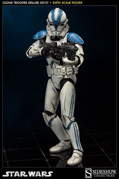 Star Wars Clone Trooper Deluxe: 501st Sixth Scale Figure by