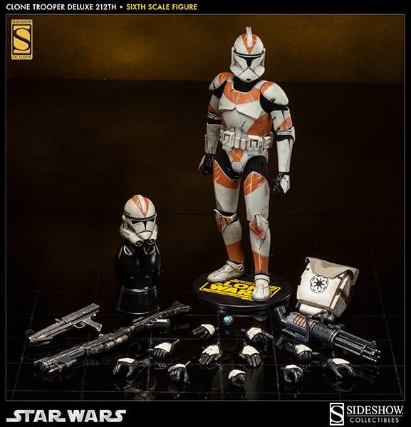 Star Wars Clone Trooper Deluxe: 212th Sixth Scale Figure  (Prototype Shown) View 9