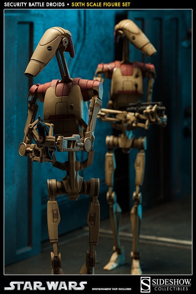 Star Wars Security Battle Droids Sixth Scale Figure by Sides