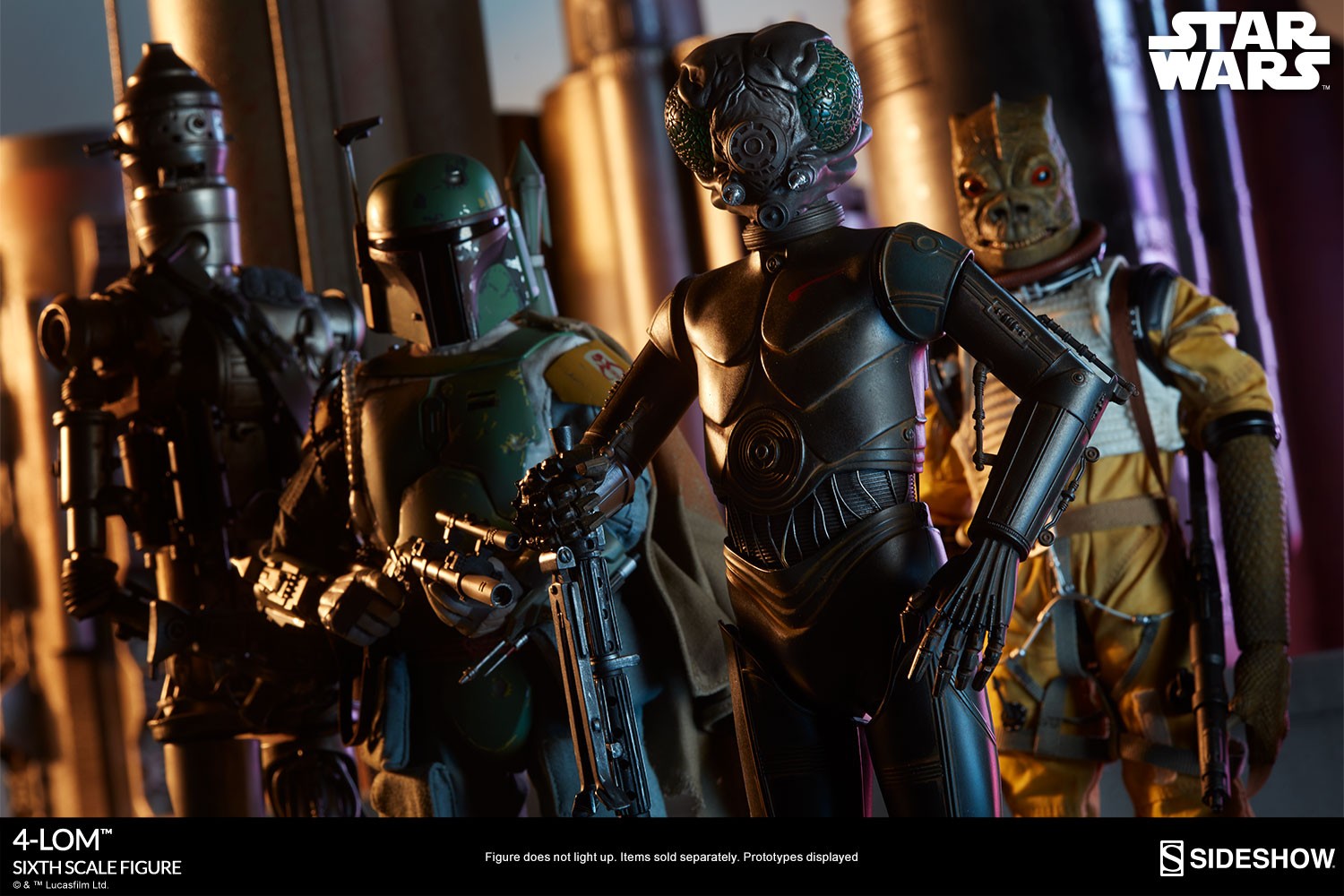 新品未開封 4-LOM 1/6スケールフィギュア サイドショウ スター・ウォーズ 新品未開封 4-LOM 1/6スケールフィギュア サイドショウ スター