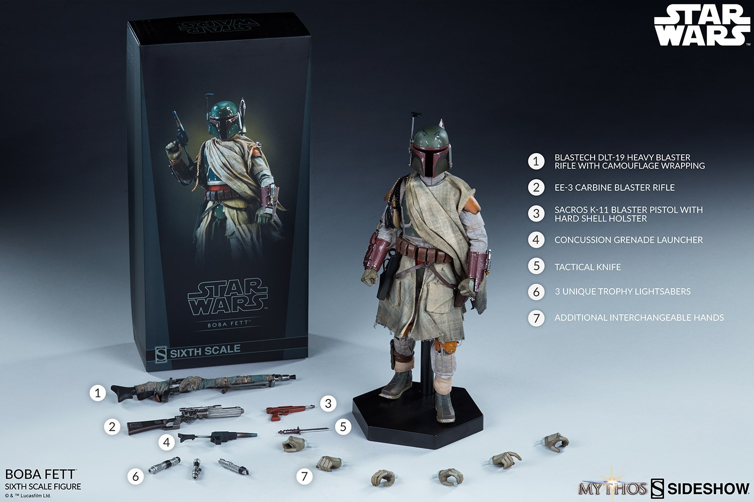 Sideshow boba top fett mythos