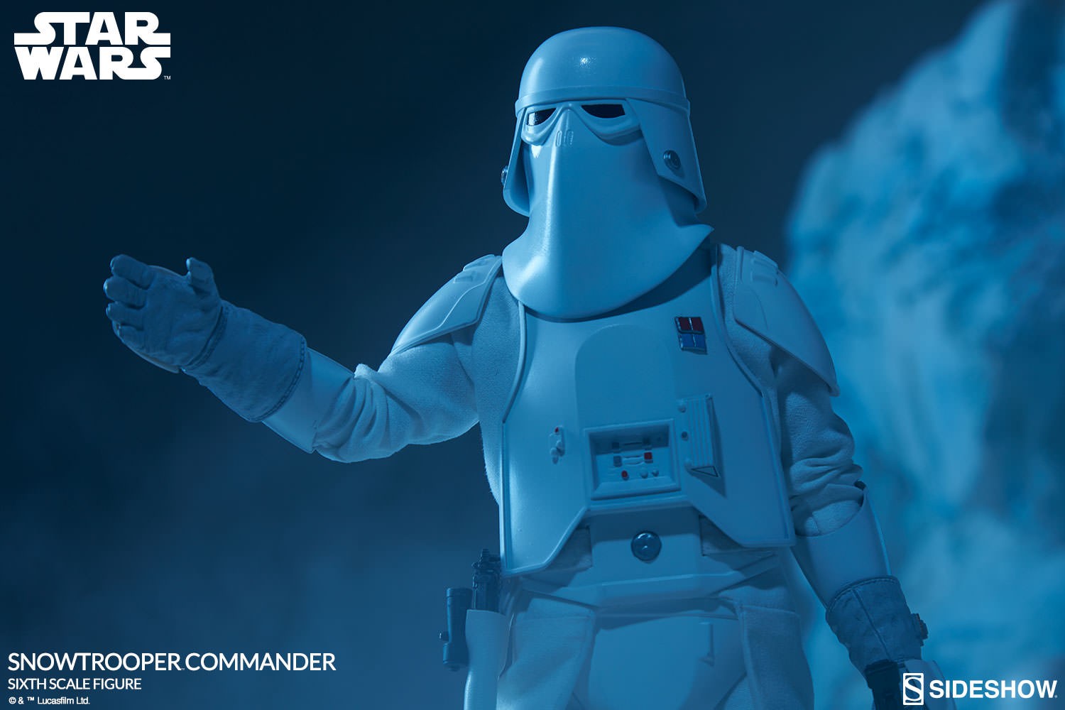 Star Wars Snowtrooper Commander Sixth Scale Figure by Sidesh