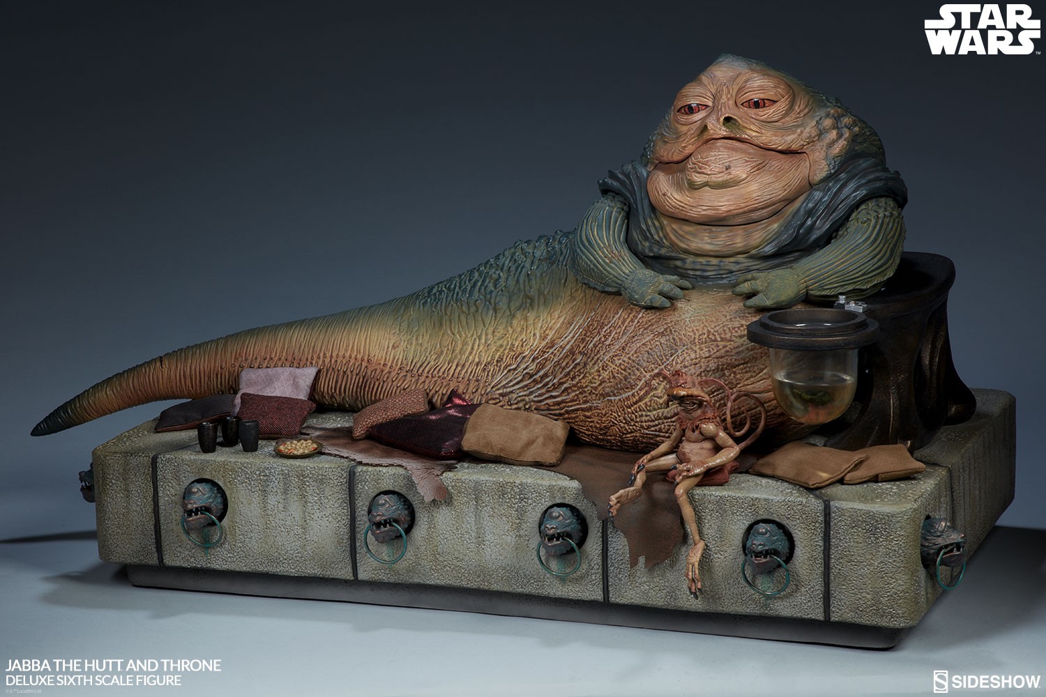 Jabba The Hutt and Throne Deluxe Sideshow Collectibles