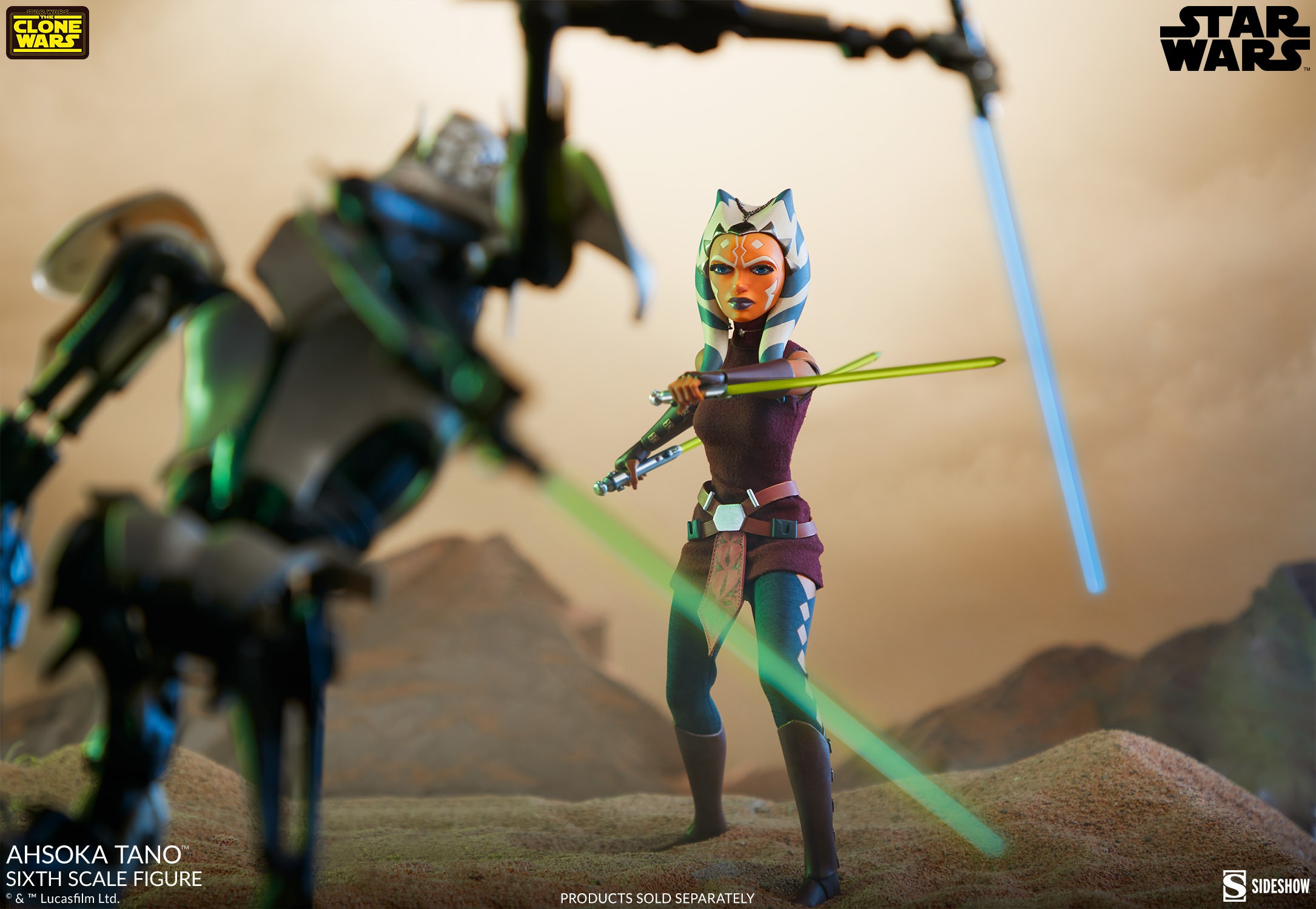 Ahsoka Tano Sixth Scale Figure by Sideshow Collectibles | Sideshow