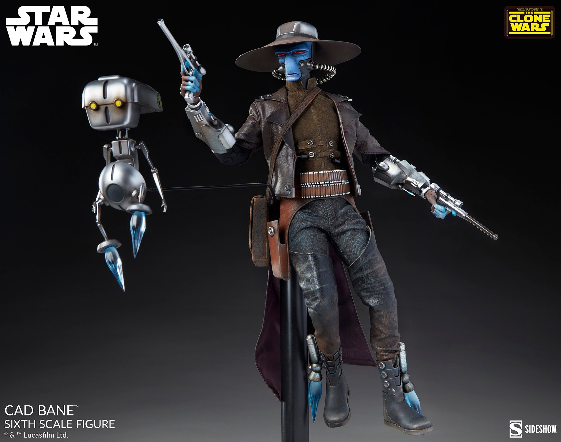 Cad Bane Sixth Scale Figure by Sideshow Collectibles Sideshow