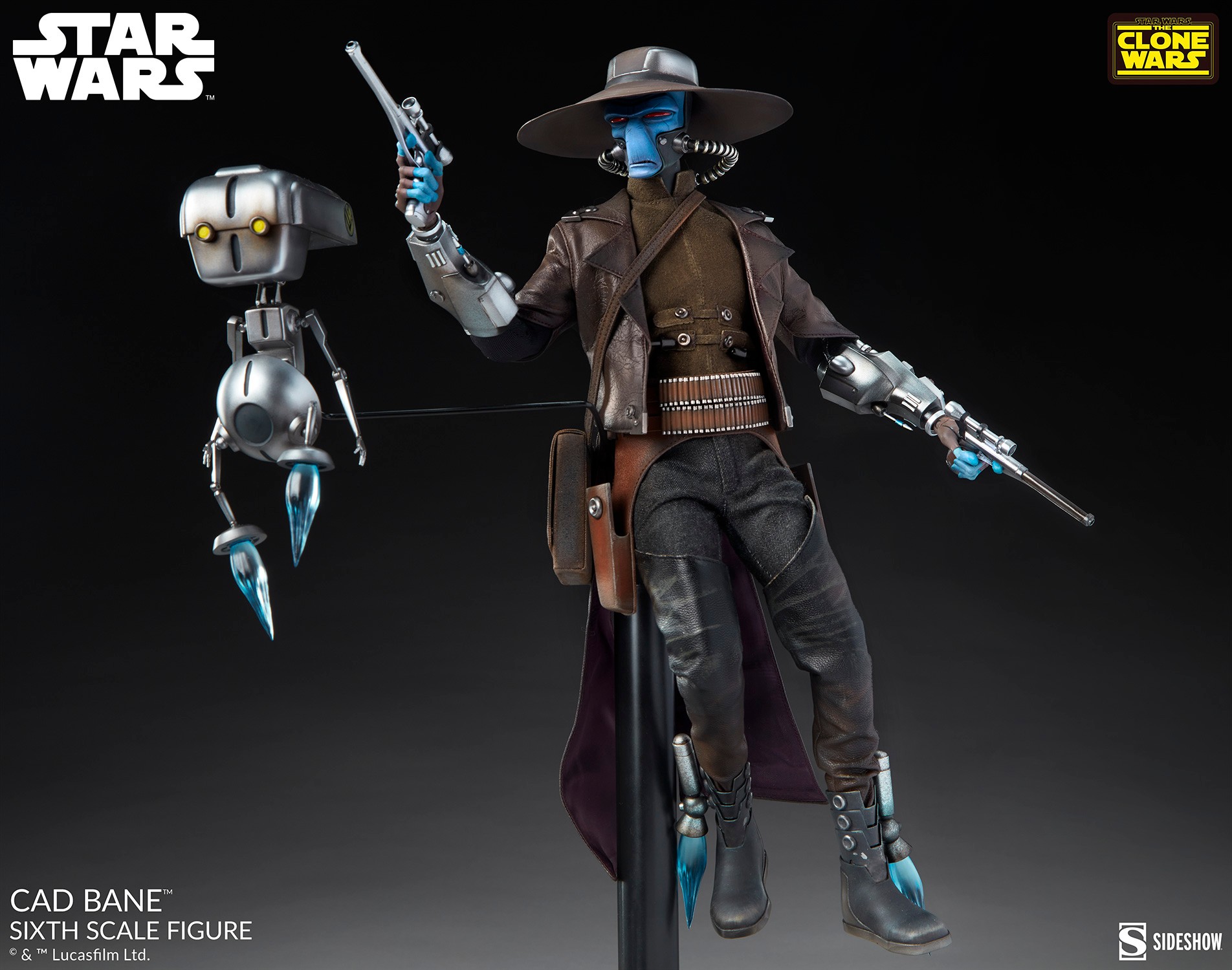Cad Bane Sixth Scale Figure by Sideshow Collectibles